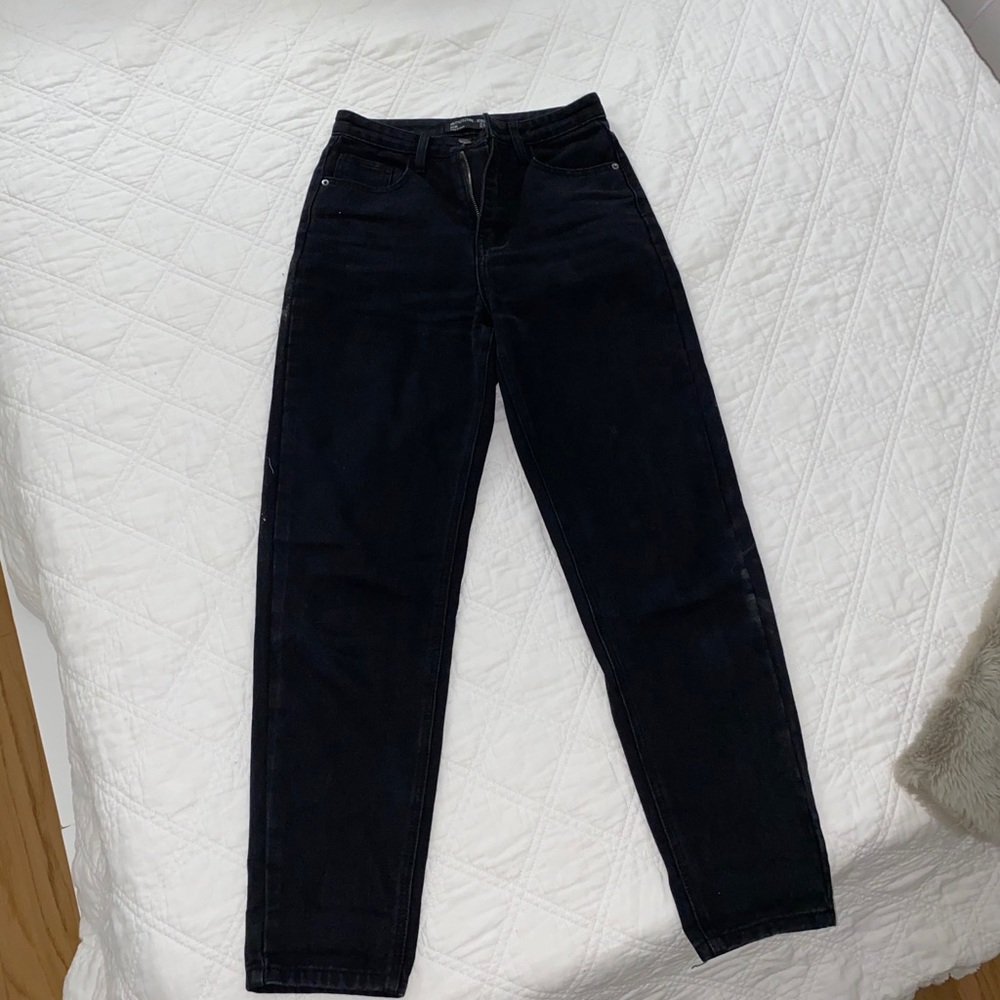 Black Mom Jeans